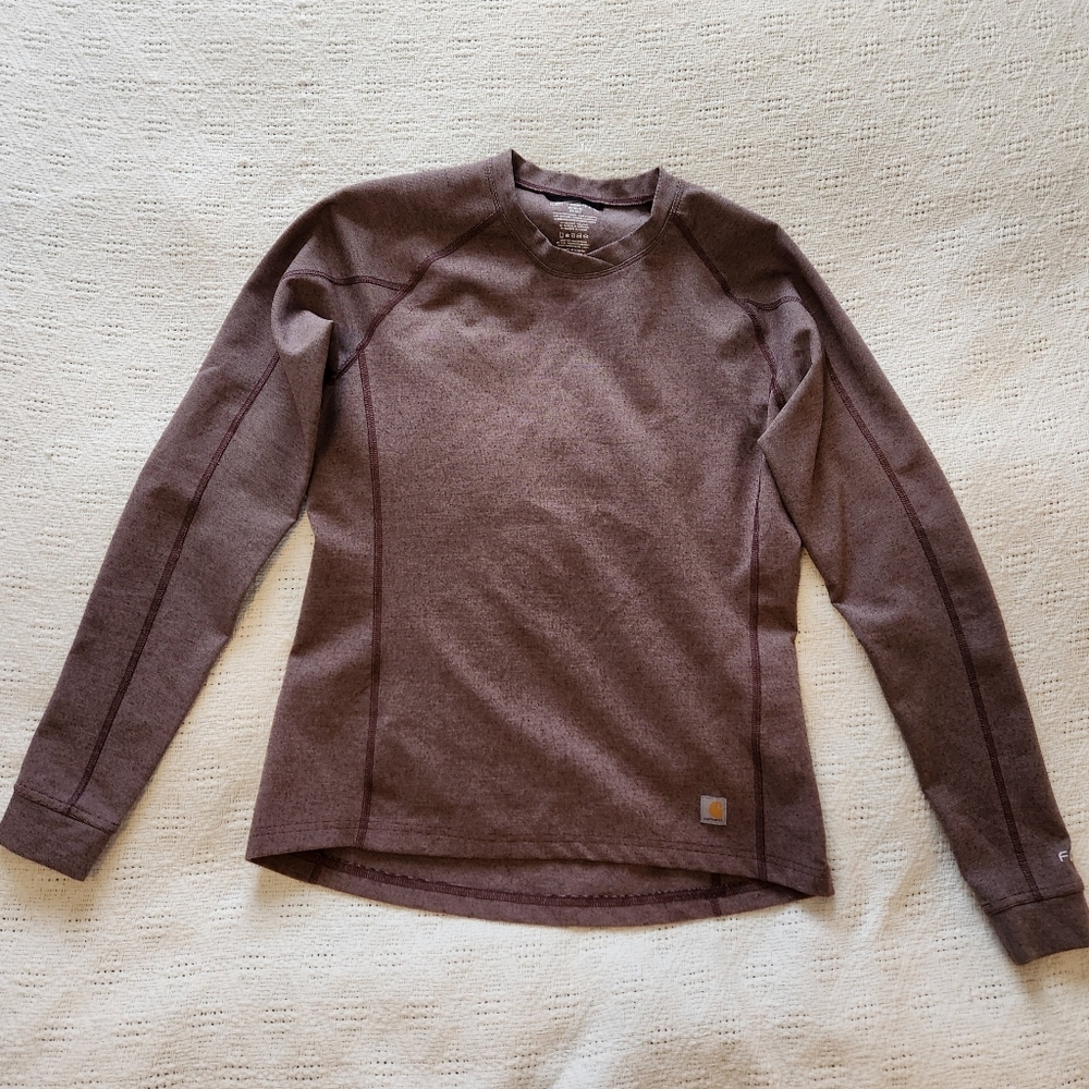 Carhartt Women's Long Sleeve Tee - Brown